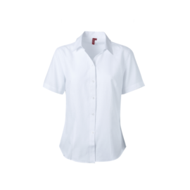 Blusa Oxford Cuella V Manga Corta