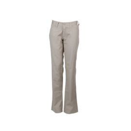 Pantalón Gabardina 100% Algodón Mujer Beige