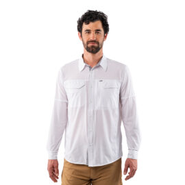 Camisa Antakari Spandex Blanca Hombre