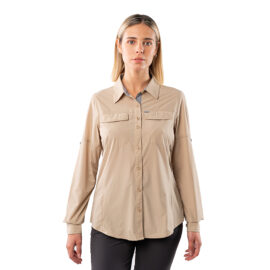 Camisa Antakari Spandex Beige Mujer